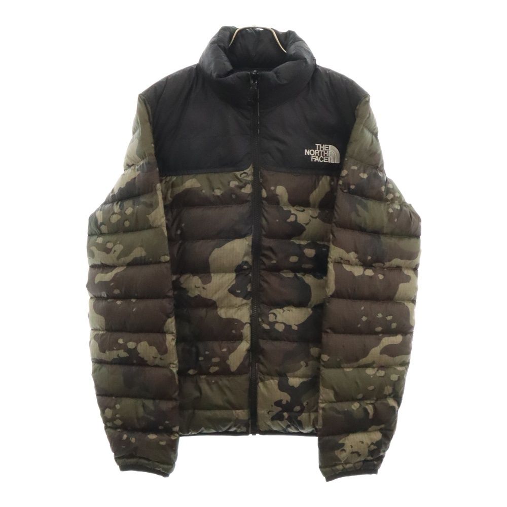 【希少】THE NORTH FACE ダウンコート　2WAY  160 THE NORTH FACE 2-WAY DOWN JKT カモフラ⁄ブラック