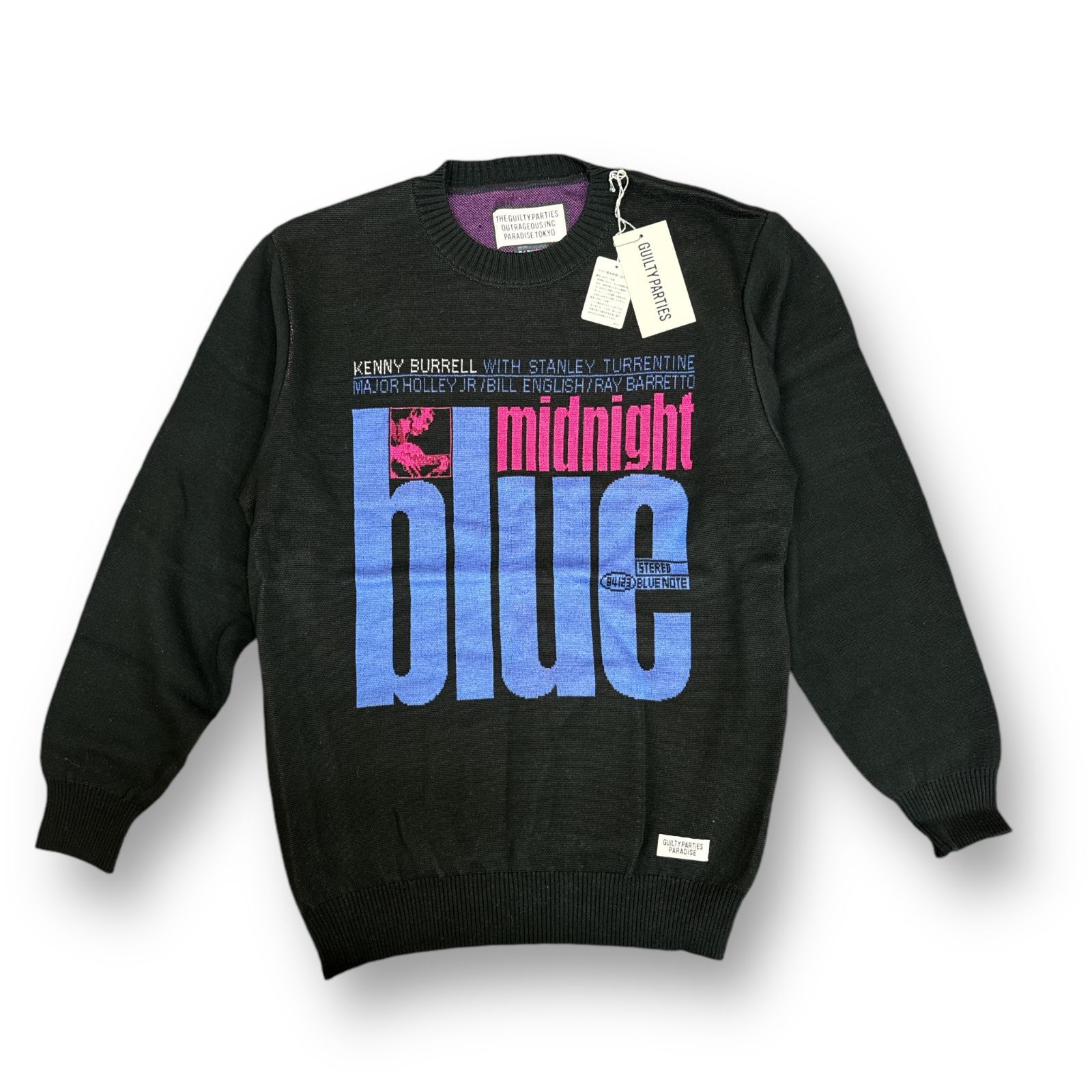 定価44000円 新品 WACKO MARIA × BLUE NOTE JACQUARD SWEATER -TYPE 4 