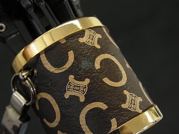 CELINE セリーヌ 雨傘 折りたたみ CELINE セリーヌ 2段折り 折りたたみ