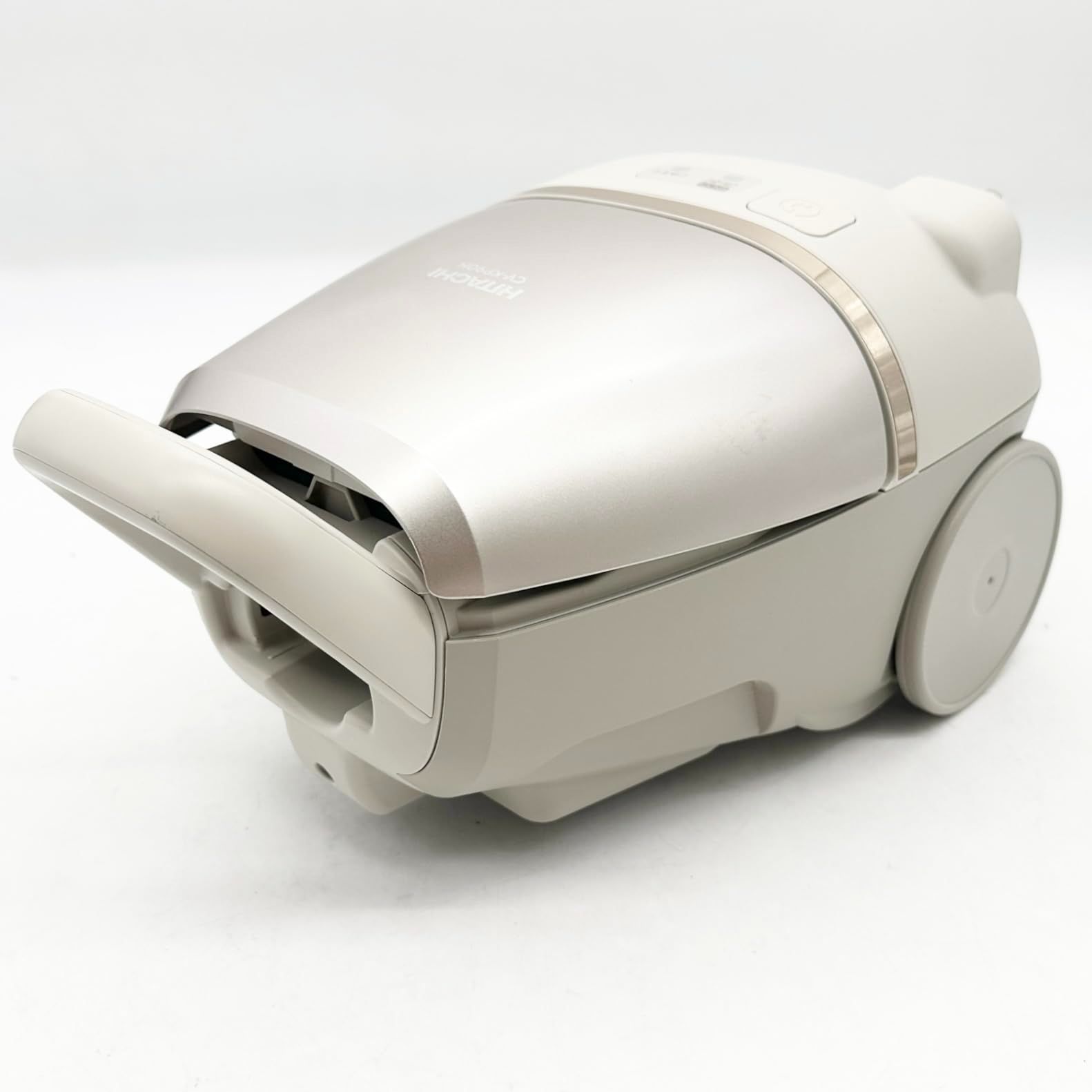 日立 掃除機 かるパック 紙パック式クリーナー CV-KP90H N シャンパンゴールド 小型軽量ボディ 強力パワー620W 自走式 通常 ○1343