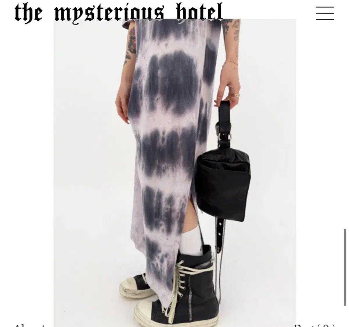 55 % THE MYSTERIOUS HOTEL ザ ミステリアス ホテル ロング丈ワンピース