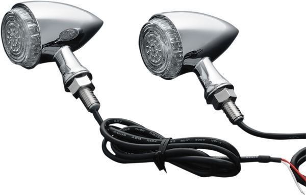KURYAKYN TORPEDO INDICATOR LIGHTS TURN ONLY CHROME | 2508