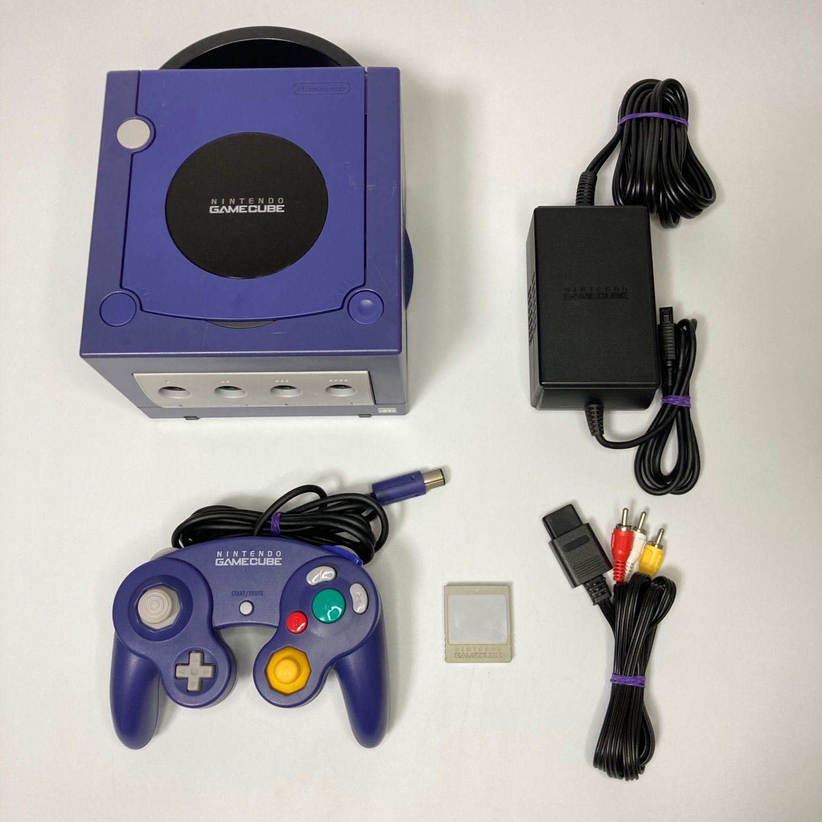 ゲームキューブ バイオレット 本体 コントローラー GAME CUBE 紫