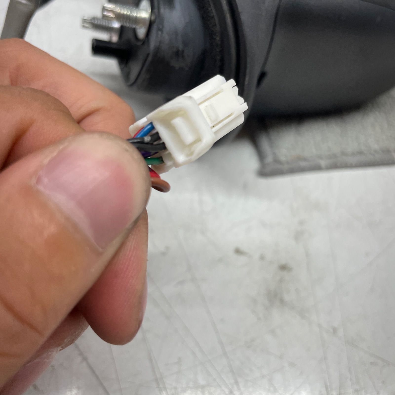 日産 Z12 NZ12 キューブ ドアミラー サイドミラー 右側 運転席側