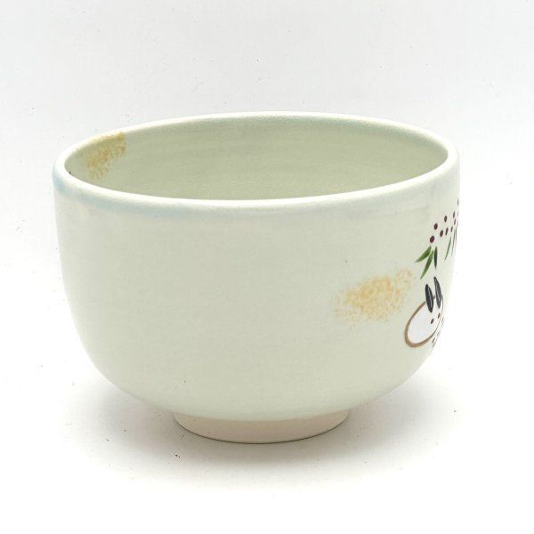 雪うさぎ抹茶碗