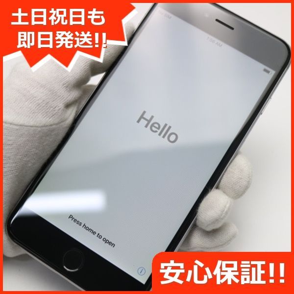 良品中古 au iPhone6 PLUS 16GB スペースグレイ 即日発送 スマホ Apple ...