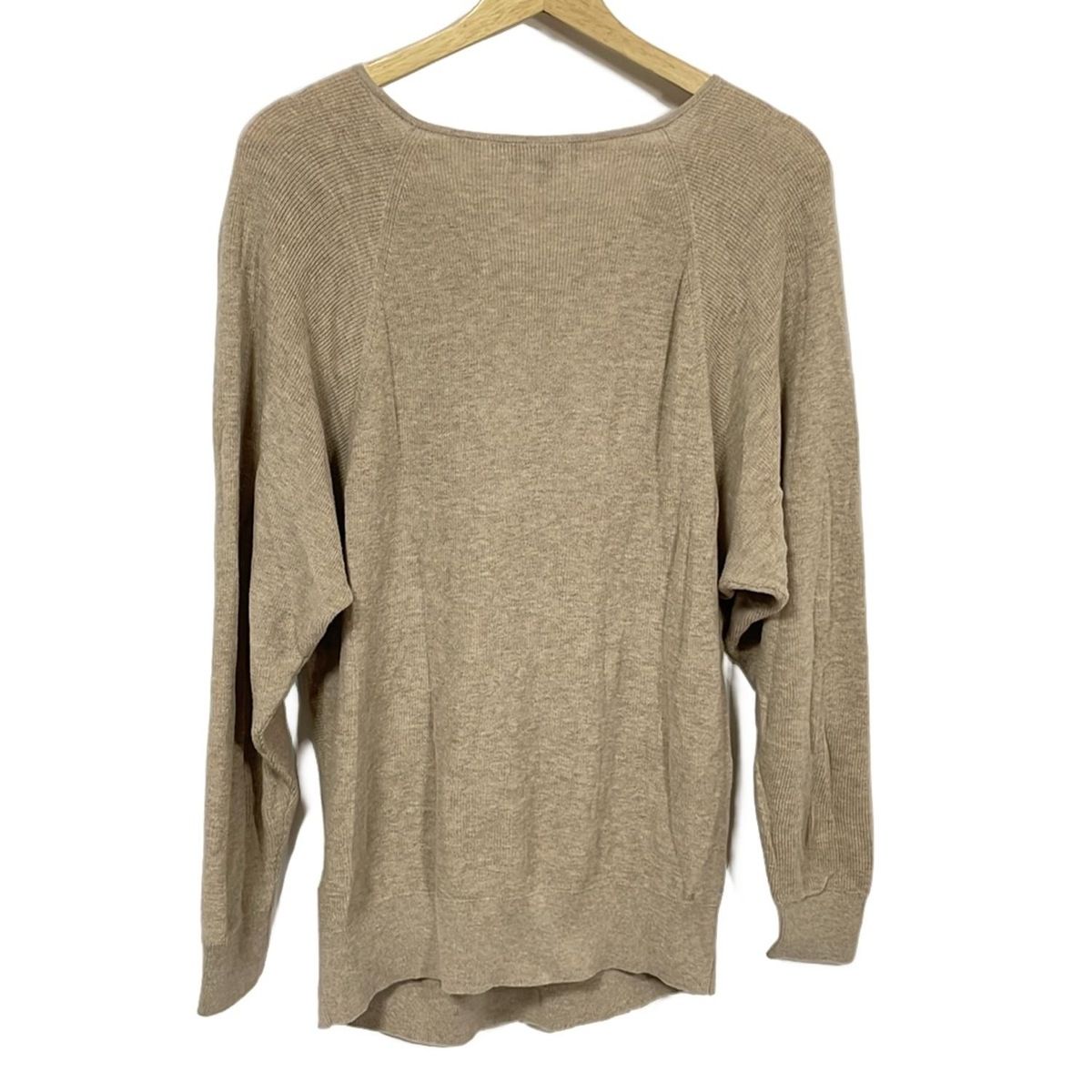 theory セオリー 長袖セーター サイズS レディース - ライトブラウン Vネック