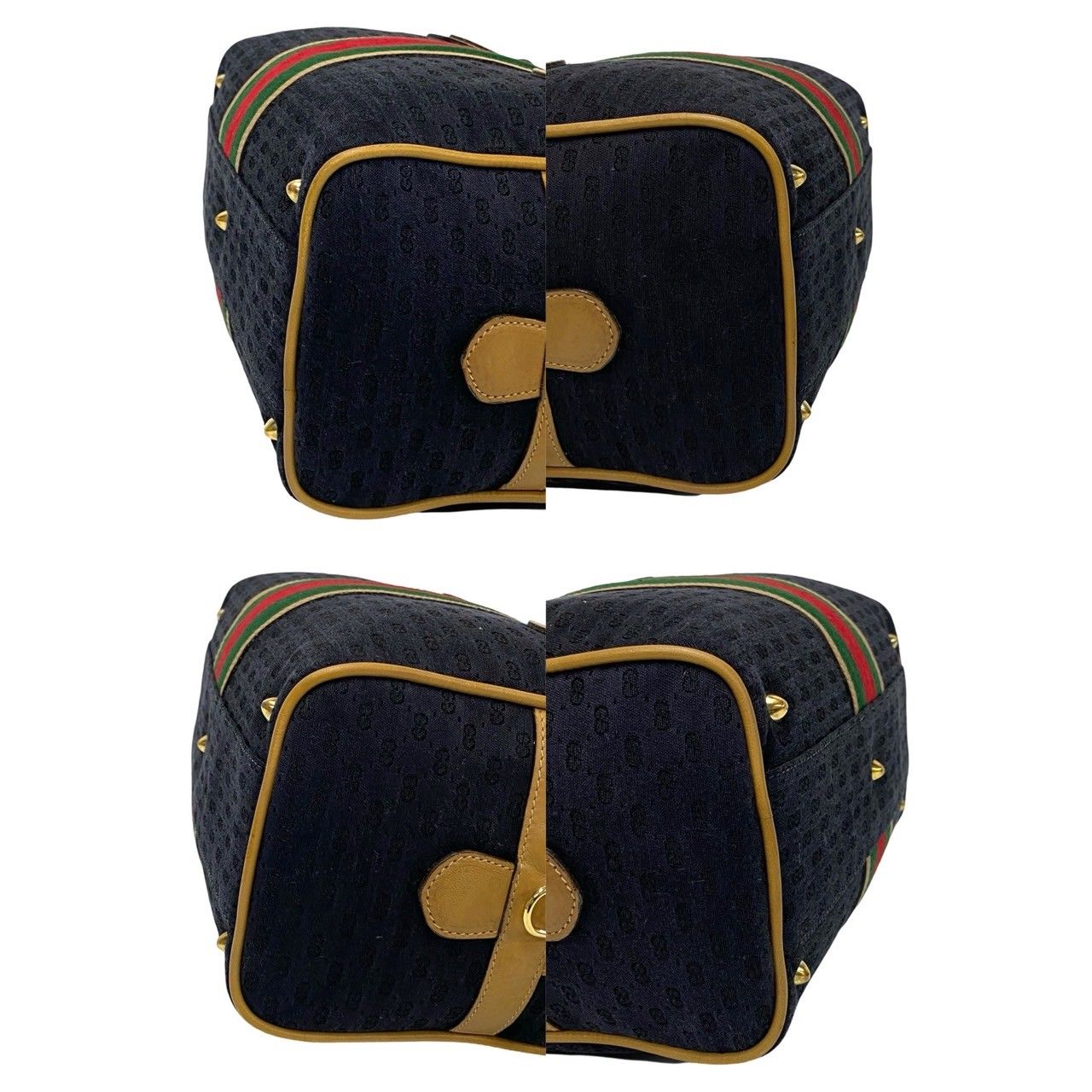 GUCCI マイクロGG ボストンバッグ シェリーライン　シェリーライン 極 美品 GUCCI グッチ オールドグッチ シェリーライン マイクロ