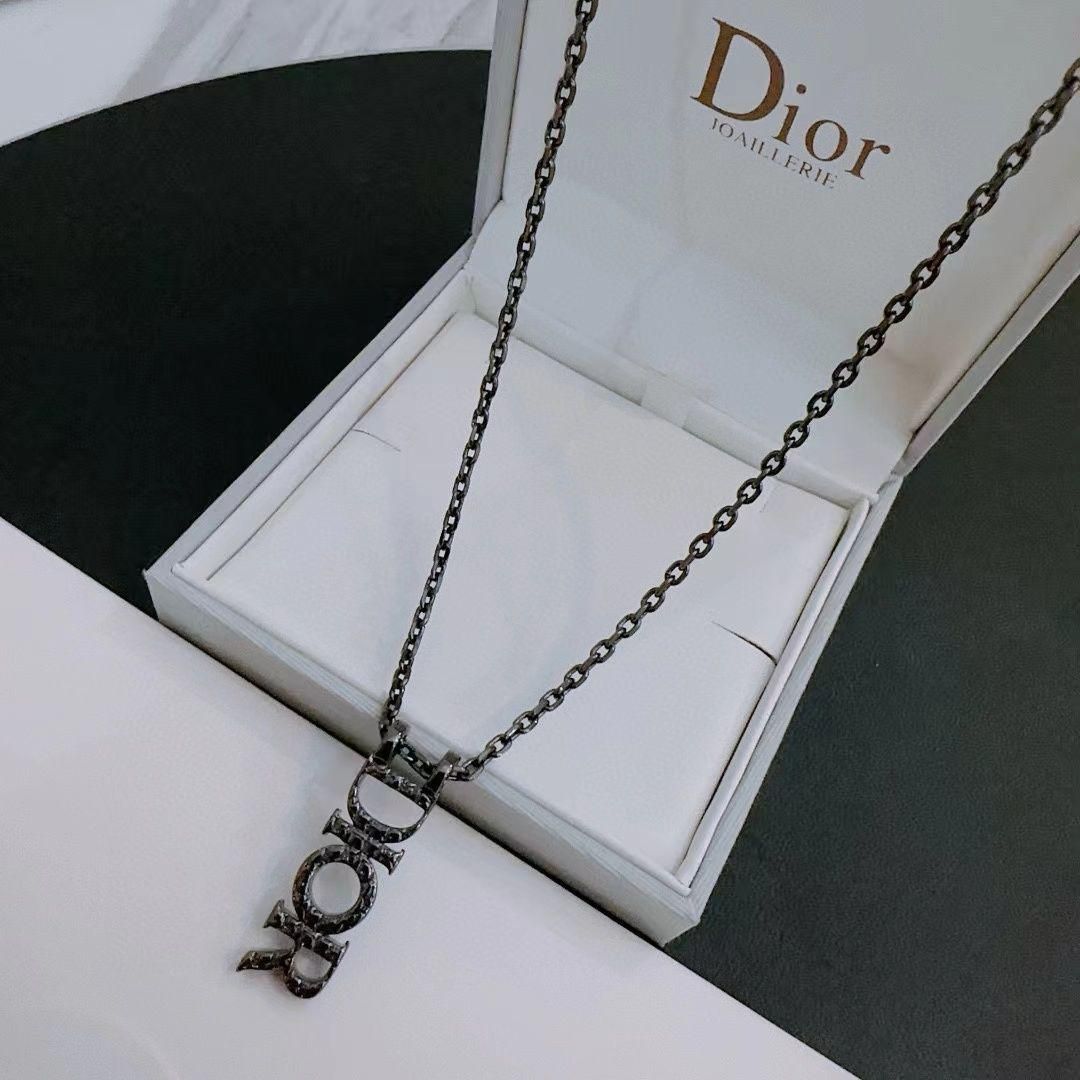 ✨新品✨未使用新作DIOR ヴィンテージシルバーネックレス@July jewelry