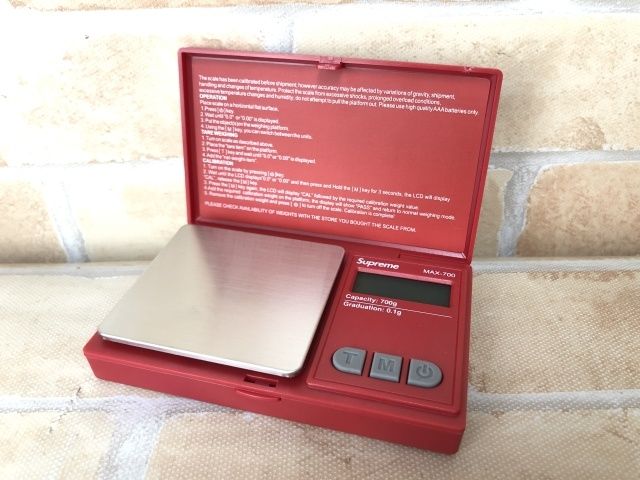 中古】 Supreme シュプリーム AWS MAX-700 Digital Scale レッド 111379838 - メルカリ