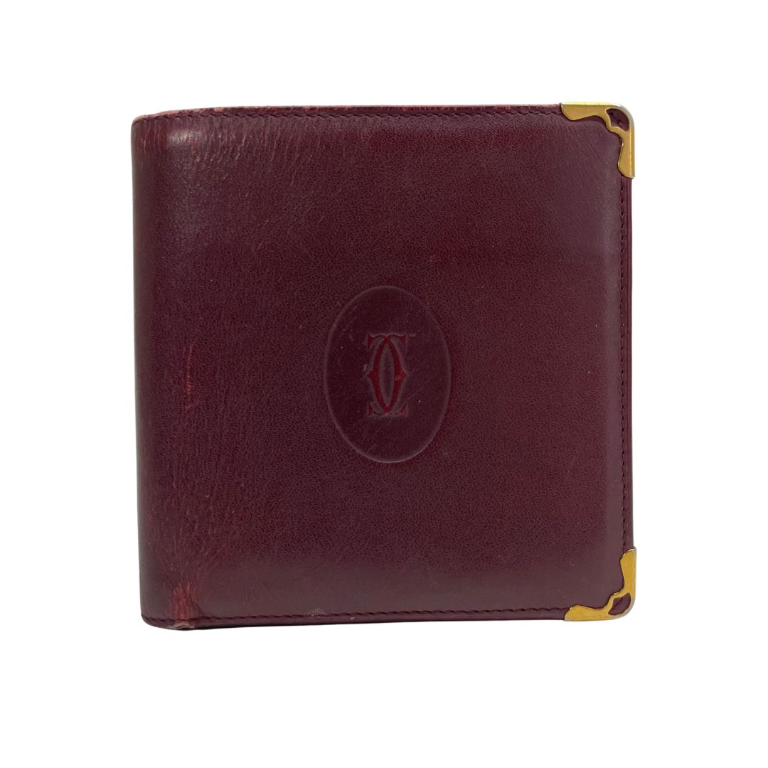 cartier カルティエ　マストライン　長財布　二つ折り　ボルドー Cartier カルティエ マストライン 二つ折り長財布 ボルドー