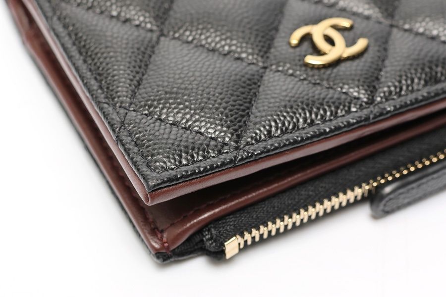 シャネル / CHANEL マトラッセ クラシック スモール ウォレット / 二  