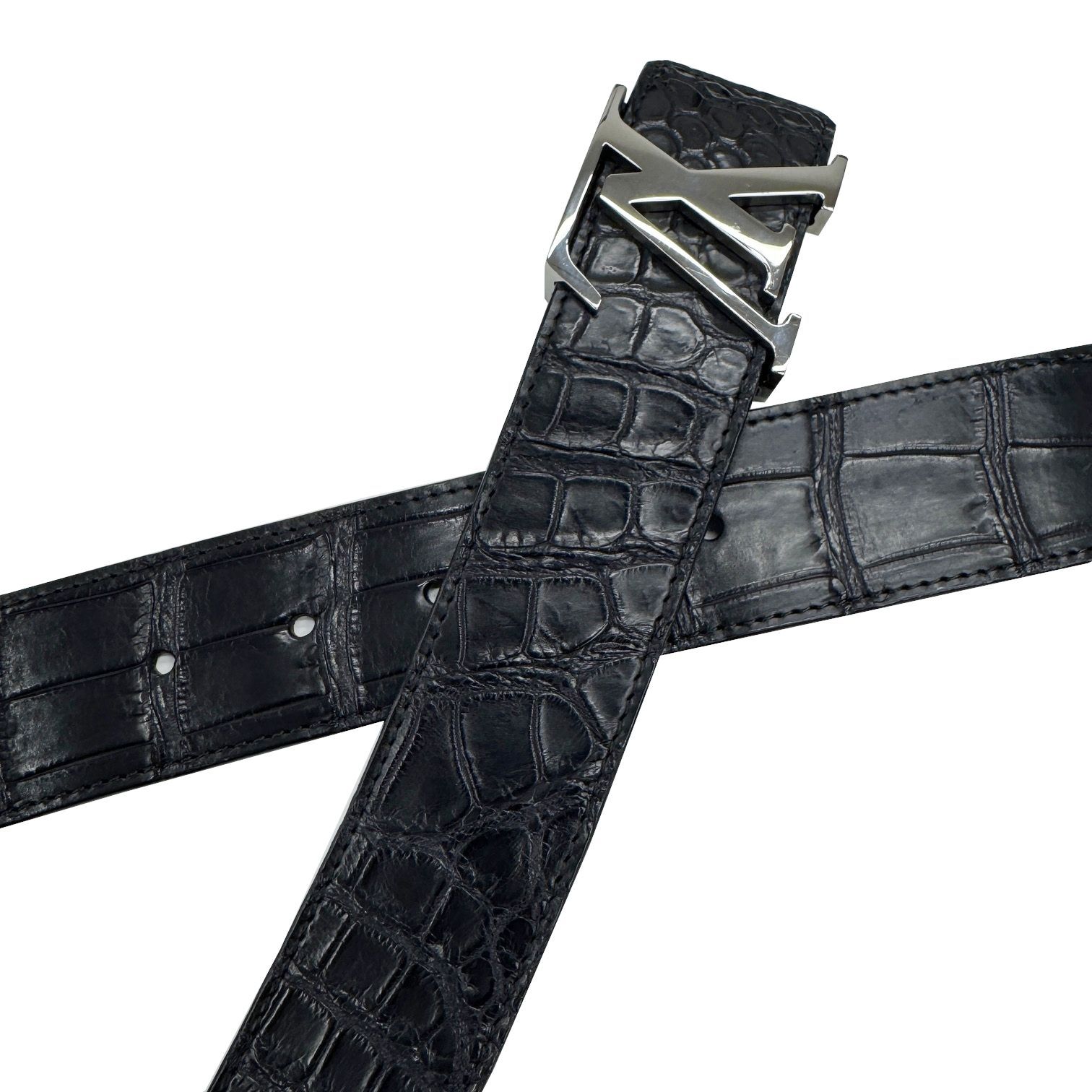 Louis Vuitton ルイヴィトン エピ レザー イニシャル ロゴバックル LV