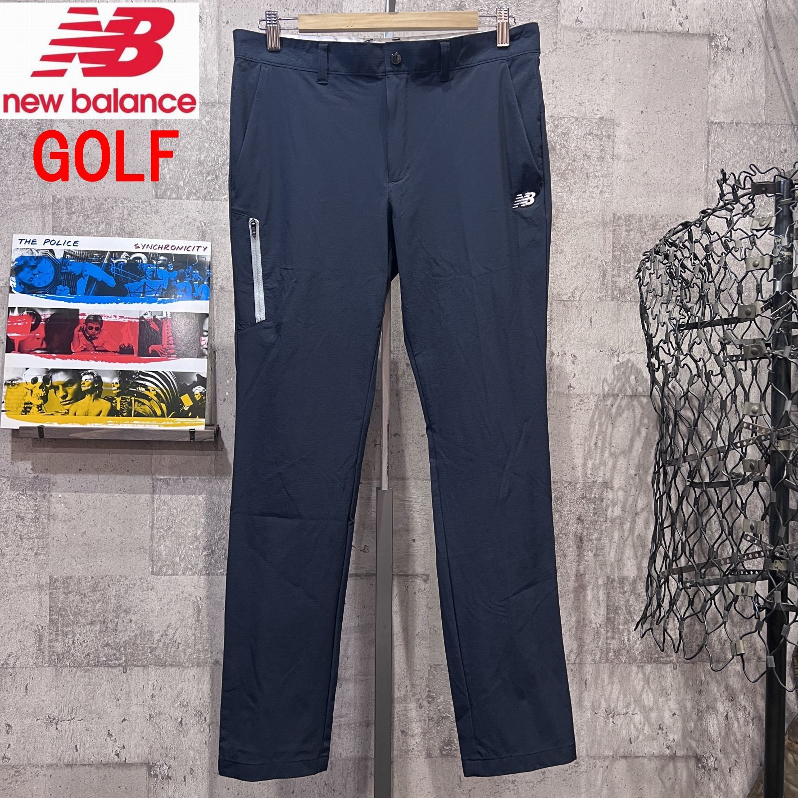 美品 ニューバランス ゴルフ ストレッチ ミニリップストップ