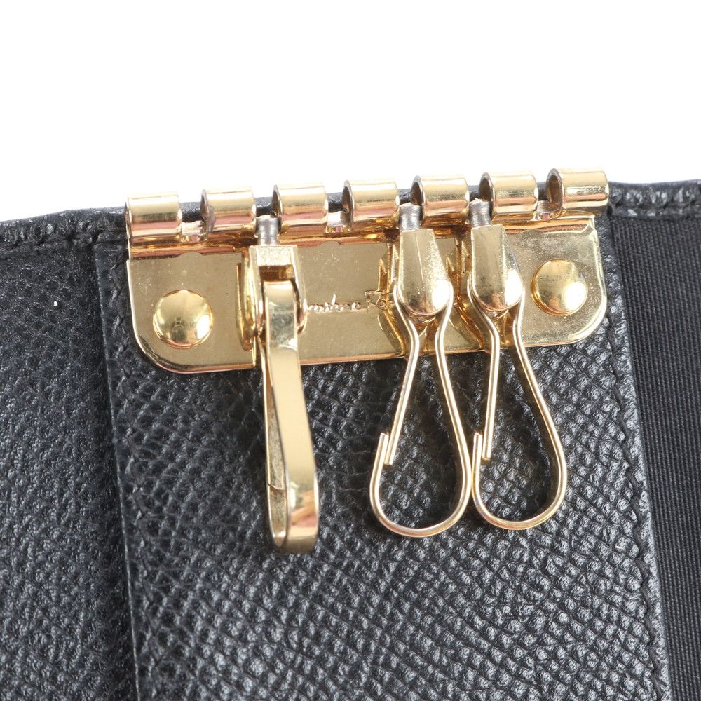 美品❤️ サルヴァトーレフェラガモ　ガンチーニ　6連キーケース　ブラック FERRAGAMO フェラガモ キーケース レディース 22D151 6連