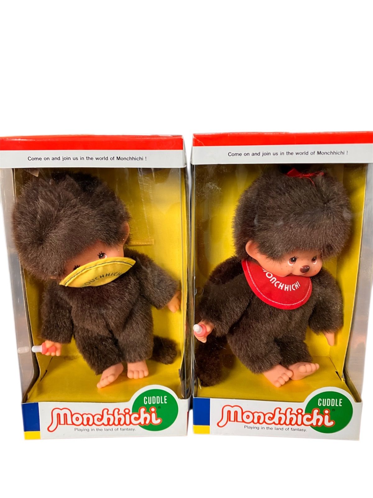 MONCHHICHI モンチッチ CUDDLE BOY-GIRL ２個セット