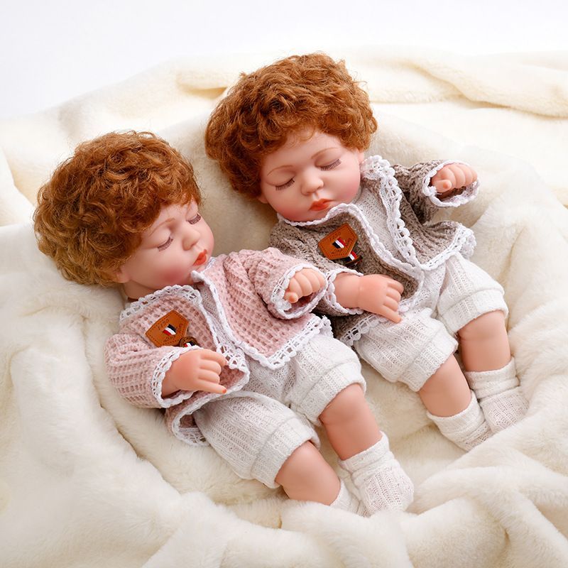 人形 赤ちゃん 人形 Reborn Doll 35*10cm 赤ちゃんリボーンドールデビュー フルシリコンドール ビニールリアル  シリコンリボーンベビードールベビードール 赤ちゃん人形女の子プリンセス服手作りのクリスマスの誕生日プレゼント 最高な贈り物でしょう