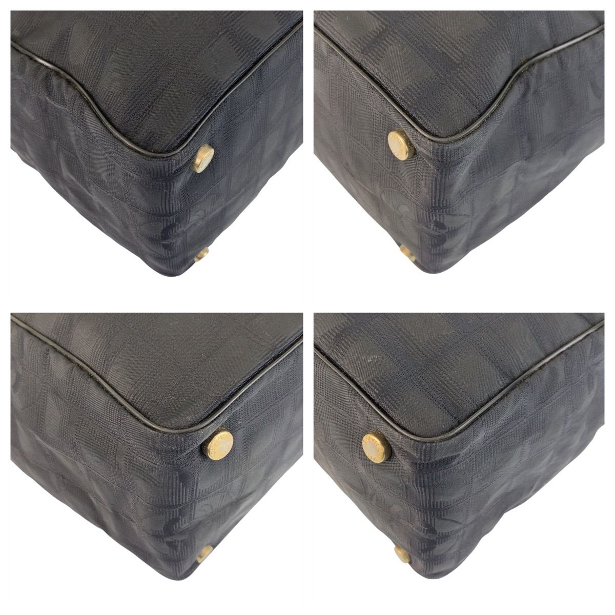 美品 CHANEL シャネル ニュートラベルライン ブラック 黒 ゴールド金具  