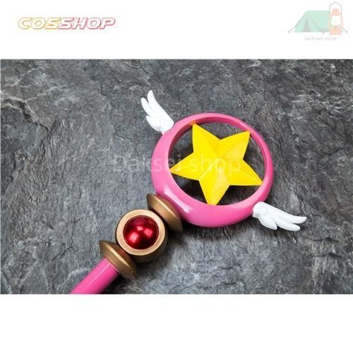 カードキャプターさくら 星の杖 木之本 桜 きのもと さくら 風 コスプレ道具 小物 cosplay WWW_TRAVELLANDINDIA_COM