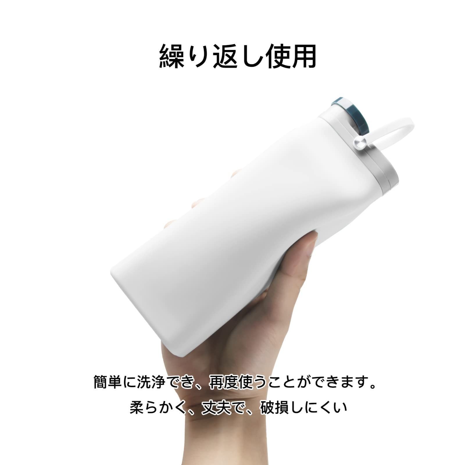 アウトドア　FDA認定　ライフスタイル　携帯コップ　携帯シリコンカップ　折　携帯ボトル　キャンプ　メルカリ