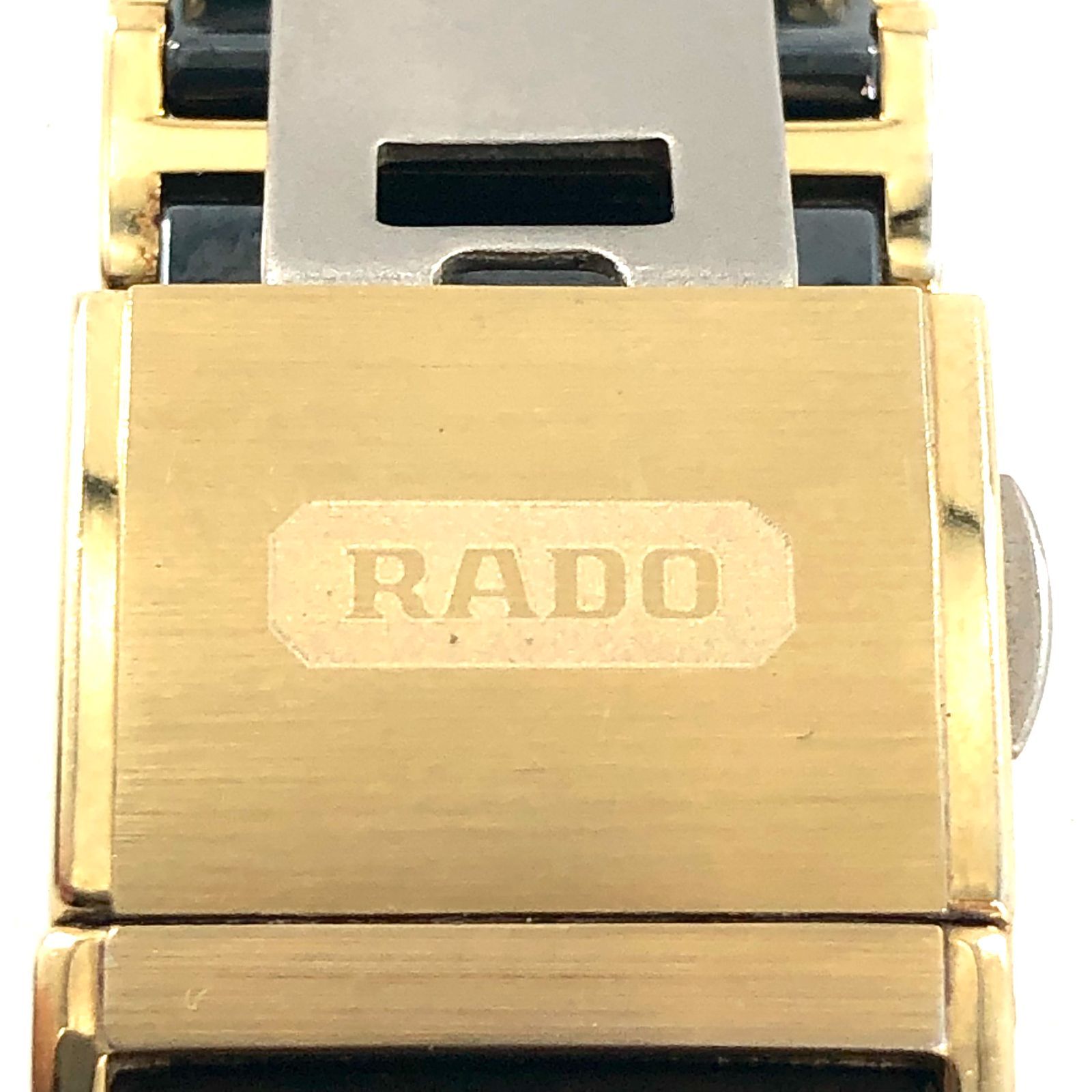 RADO ラドー Diastar ダイヤスター160.0381.3 QZ ブラック文字盤