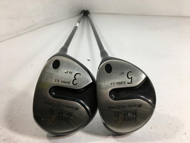 【中古ゴルフクラブ】ロイヤルコレクション スーパーCV BBDメタル オリジナルカーボン 3W.5W