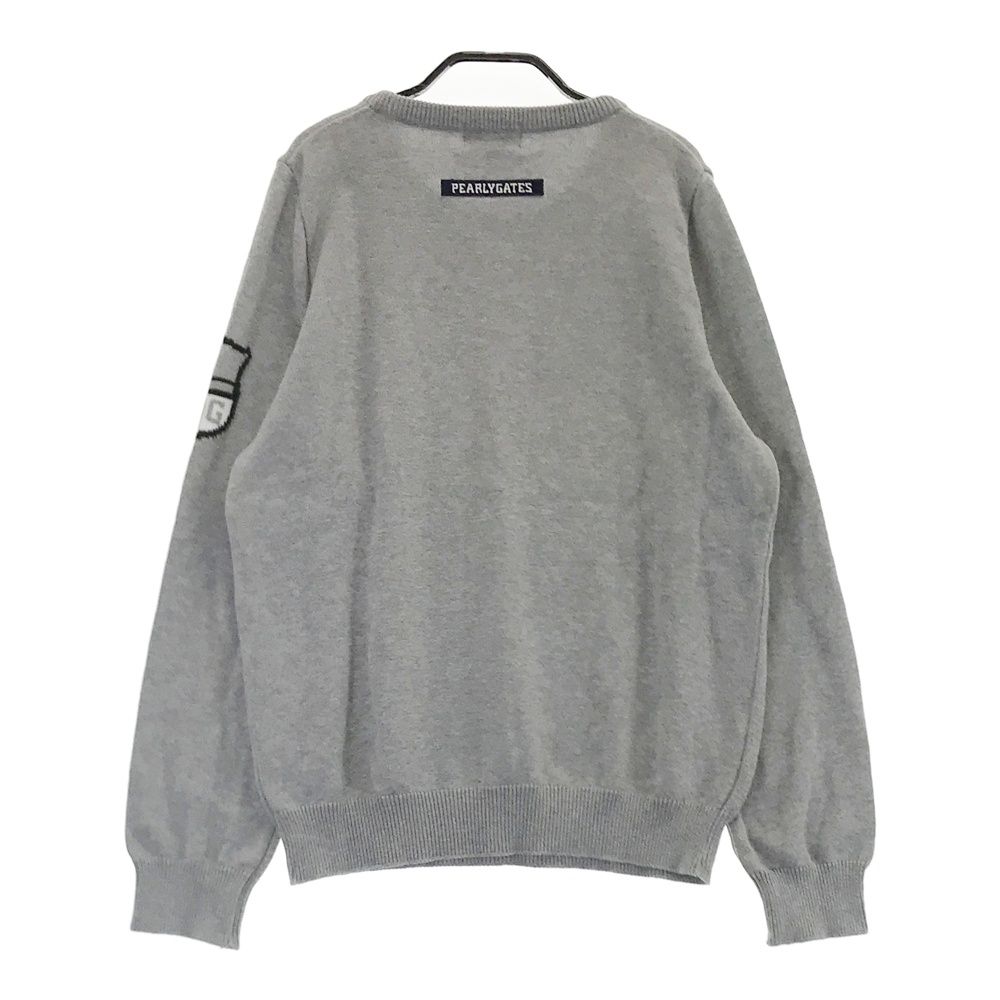 大人気】マークアンドロナ スカルジャガード ニットセーター 46 ゴルフ