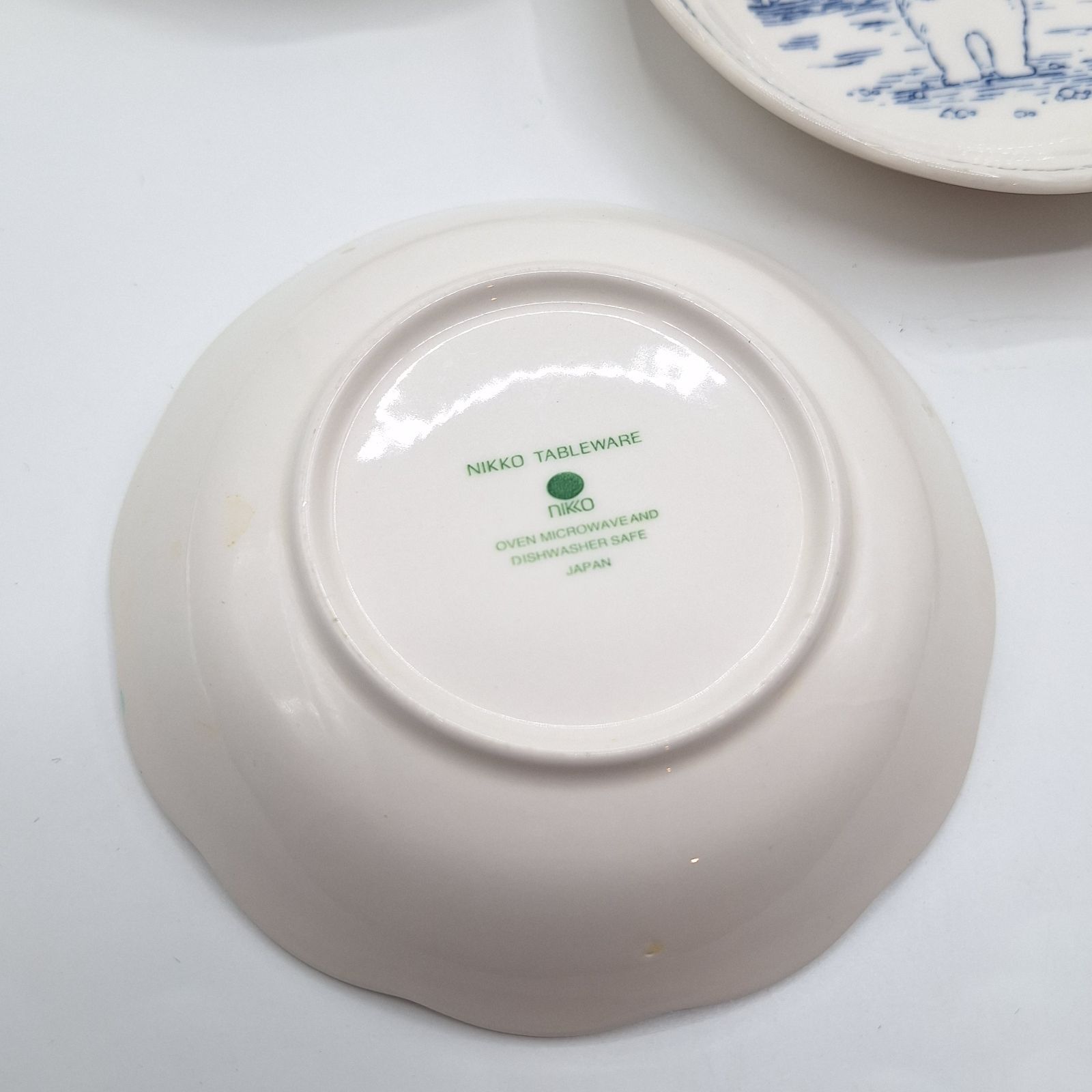 NIKKO TABLEWEAR クマ テディベア プレート 皿 小皿 キッズプレート