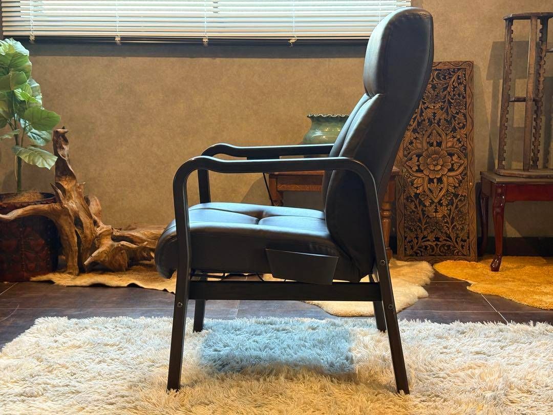 希少 フジファニチア FUJIFUNITURE リクライニングソファ nz