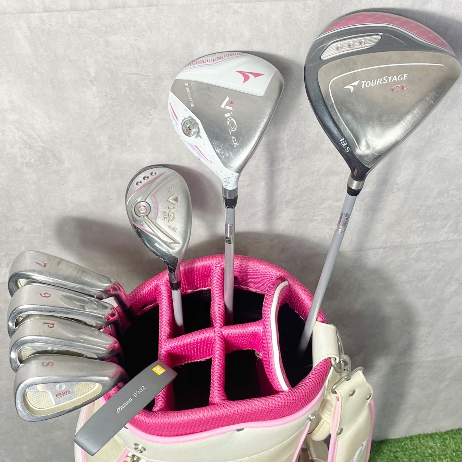 TOURSTAGE ViQ CL レディース L 初心者 ゴルフクラブセット 8本 右 ツアーステージ ブイアイキュー キャディバッグ付き 送料無料 USTAUSTRALIA_COM_AU