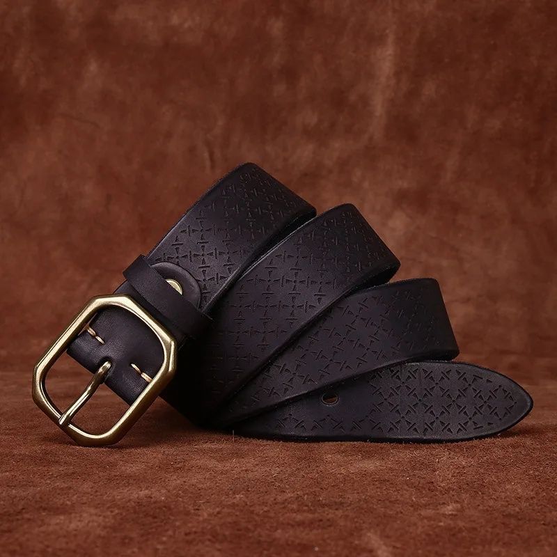  PD 005 時を刻み 味わいを増す — 一枚革の真鍮バックルベルト 3.8 cm 本革レトロベルト イタリアンレザー使用 イタリア製の最 牛革 ハンドクラフト メンズ プレゼント ギフト おしゃれ 本革 ハンドメイド 手作り ベルト 小物