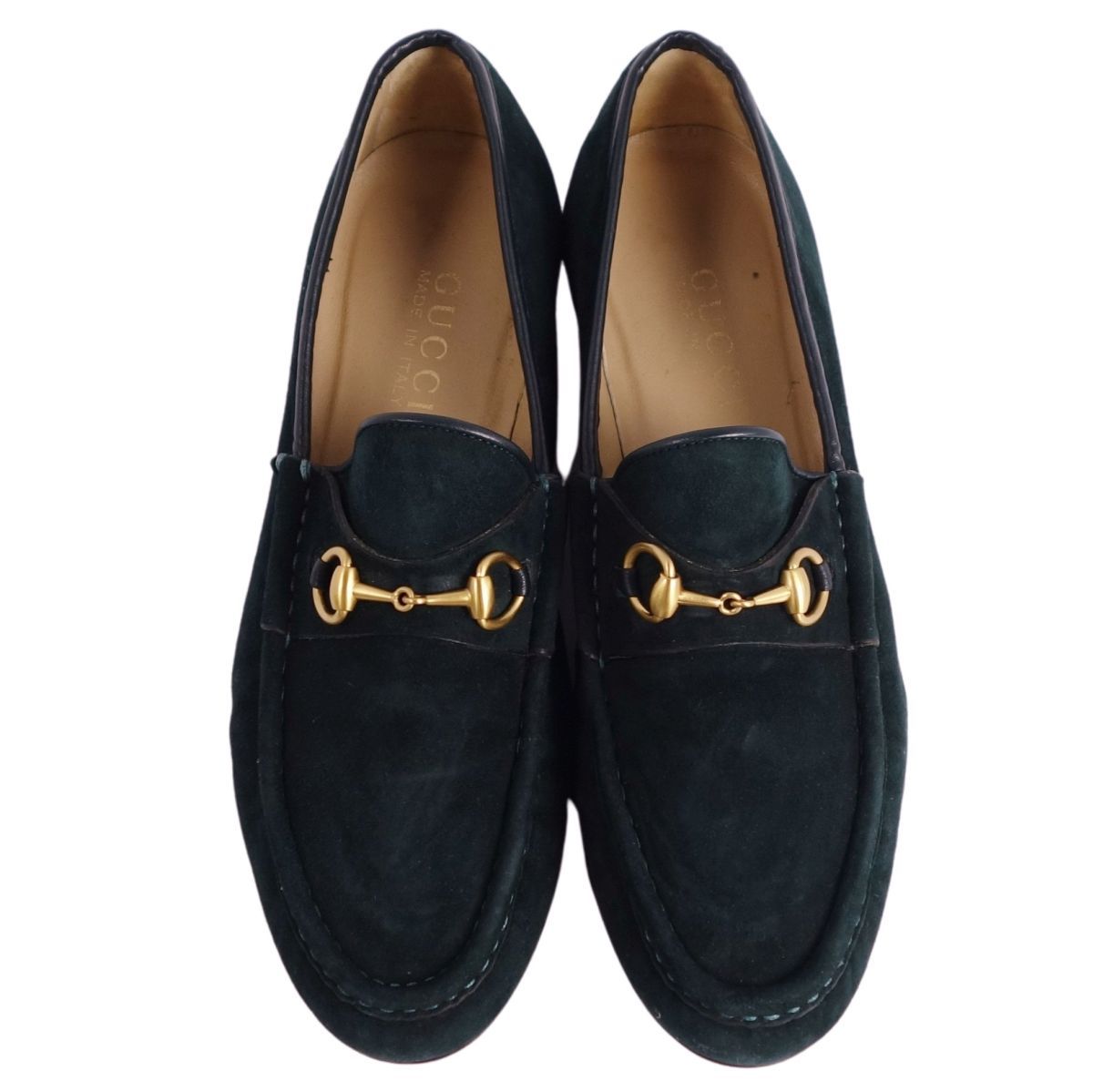 ヴィンテージ GUCCI ホースビットローファー モカシン GUCCI - 未使用 グッチ GUCCI ローファー モカシン ホースビット