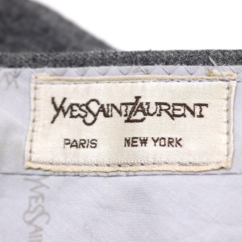 80s 90s Yves saint laurent サマーウールスラックス 80s 90s Yves saint laurent サマーウールスラックス