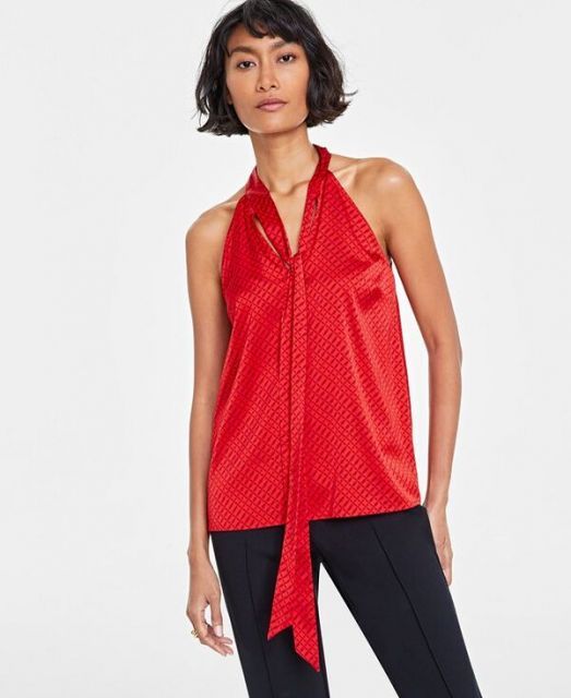 ブラウス シャツ E MOCK NECK SLEEVELESS TOP レディース 送料無料】 ニューヨークコレクション レディース シャツ