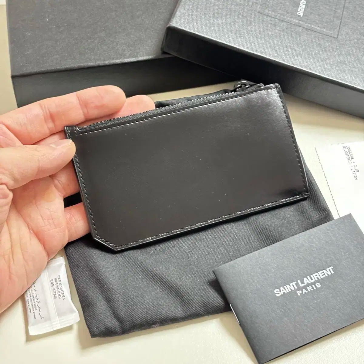 ★SAINT LAURENT★モノグラム ファスナー カード財布 新品/正規品 Saint Laurent(サンローラン) ミニ モノグラム