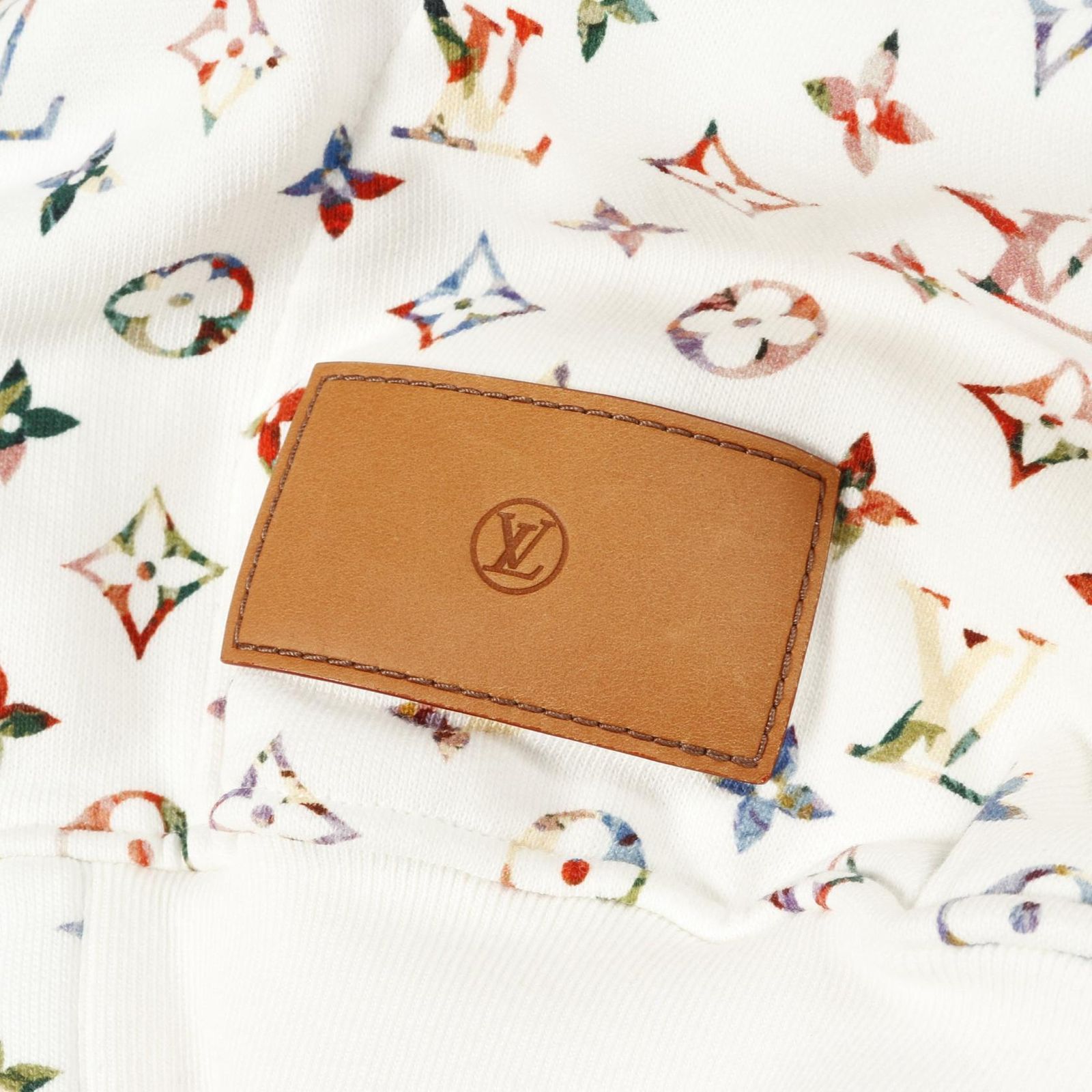 未使用タグ付き！ルイヴィトン［ヴィンテージフラワーモノグラム］パーカー　サイズS LOUIS VUITTON ルイ・ヴィトン ヴィンテージフラワーモノグラム