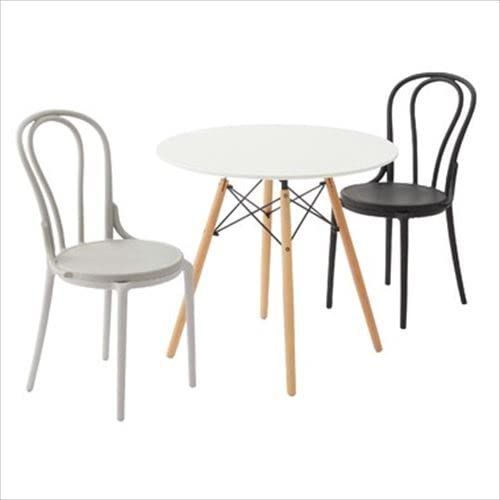 ホワイト 東谷PT-992WHラウンドテーブル