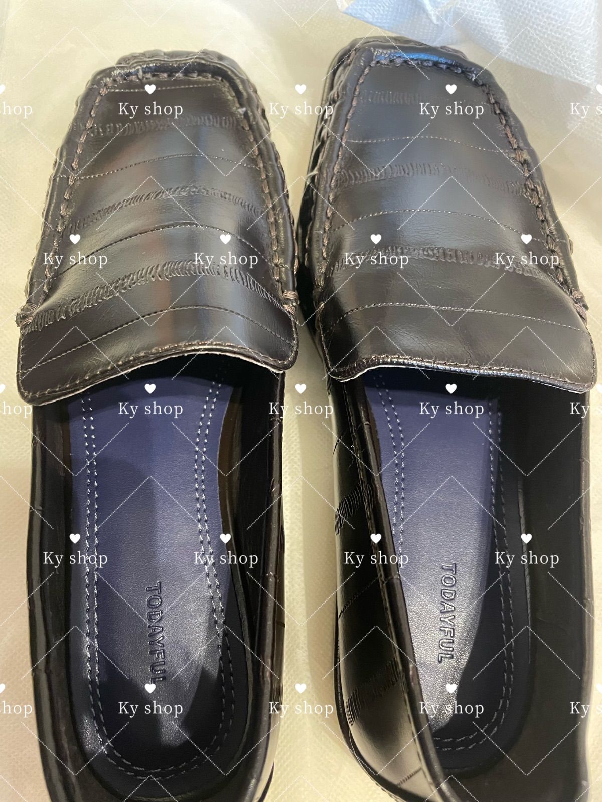 TODAYFUL Squaretoe Gather Loafers ♥