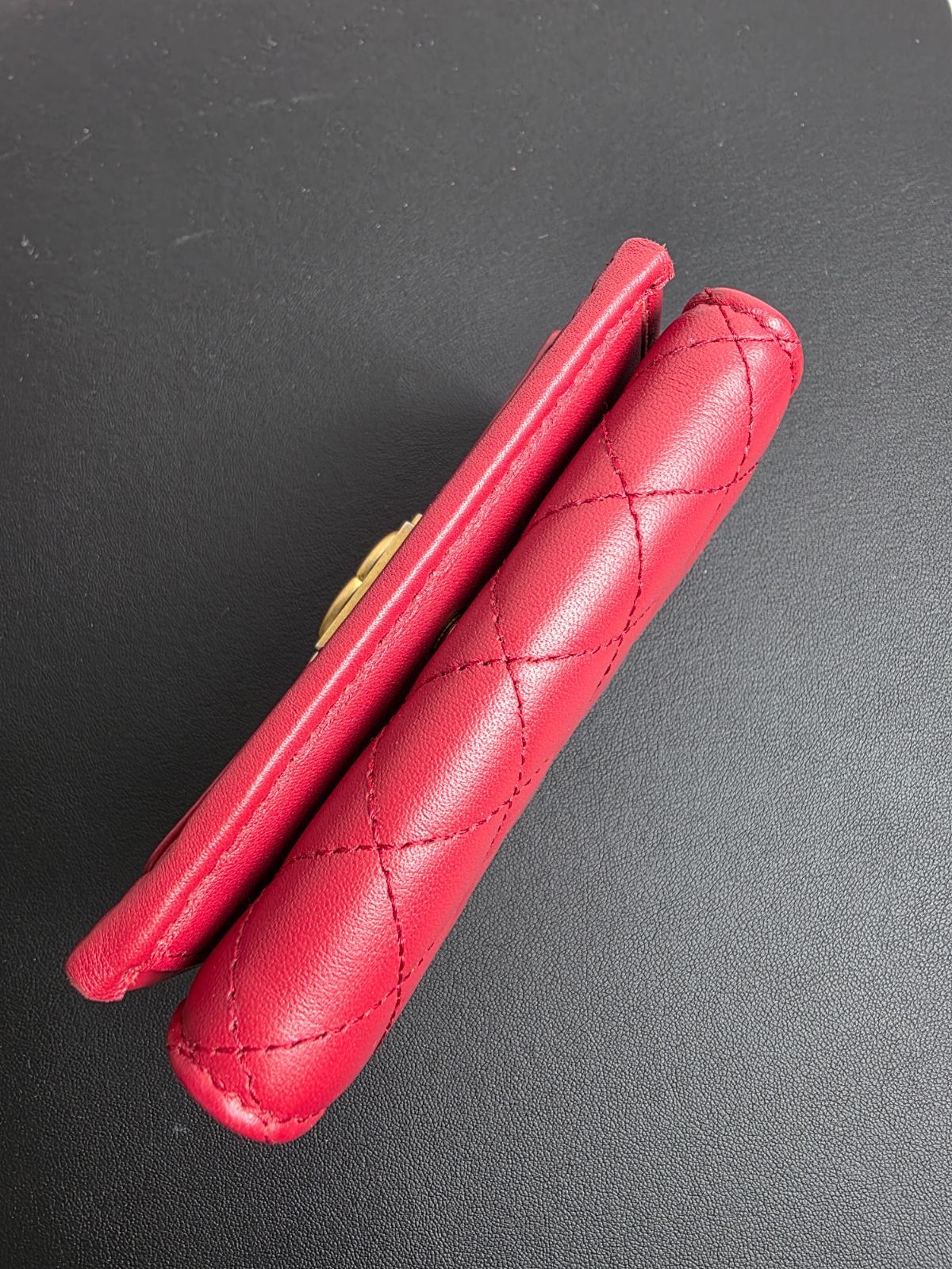 美品　シャネル　ボーイシャネル　ラムスキン　折り財布　レッド 楽天市場】ボーイシャネル 3つ折り財布の通販