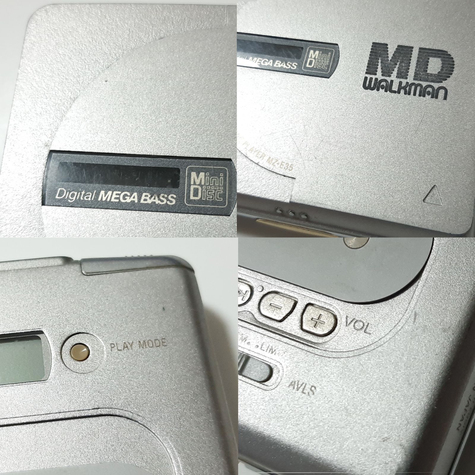 SONY MZ-E35(S) MDウォークマン 再生専用機 ポータブルMD