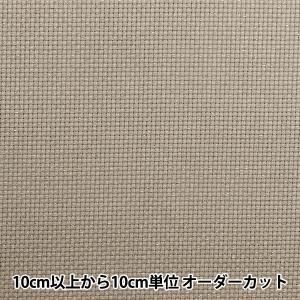 5営業日で発送 COSMO コスモ 刺しゅう布 ラメジャバクロス 55目 反物 ノーブルグレー ゴールド 215554 入数 50