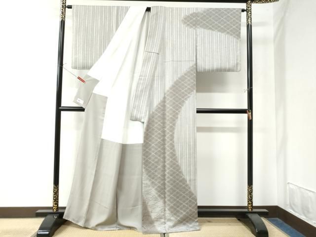 平和屋着物●創業明治元年 京の老舗 小糸染芸 小糸敏夫 訪問着 立波菱文 暈し染め やまと誂製 正絹 CAAW8066yc