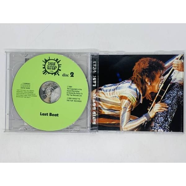 2CD DAVID BOWIE LAST BEAT / 1973Live プレス盤 デビッド・ボウイ / アルバム 激レア X25