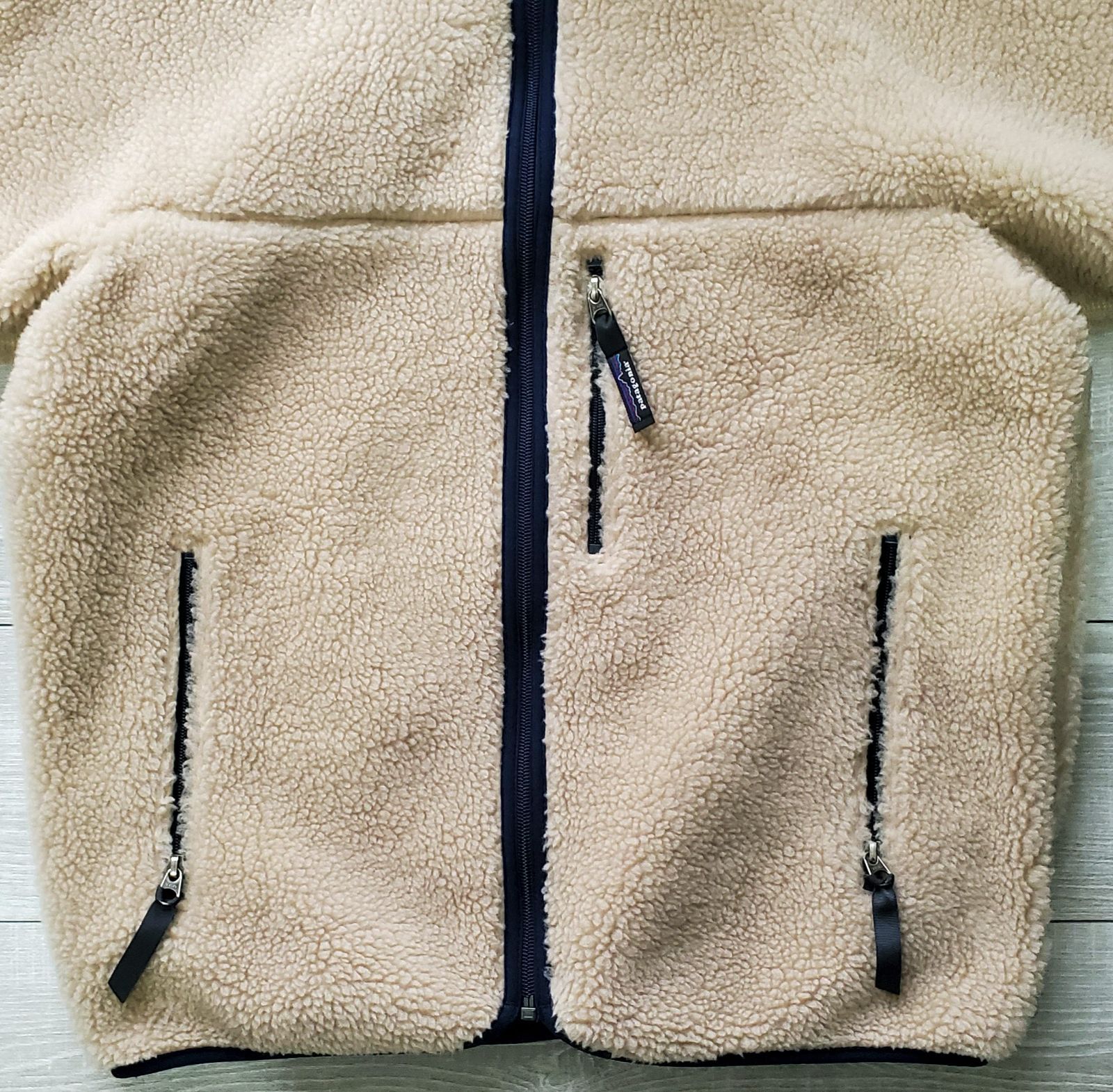 Patagoniaパタゴニア□極美品 90s vintage USA製 1999年 Retro Cardigan レトロカーディガン S ナチュラル  ボア フリース - メルカリ