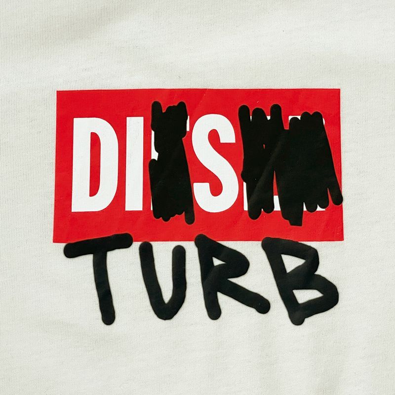 DIESEL Tシャツ 丸首 A03264-0GRAM-129 ホワイトクルーネック DIESEL ディーゼル 新品 半袖 Tシャツ 丸首 A03264-0GRAM-129 白