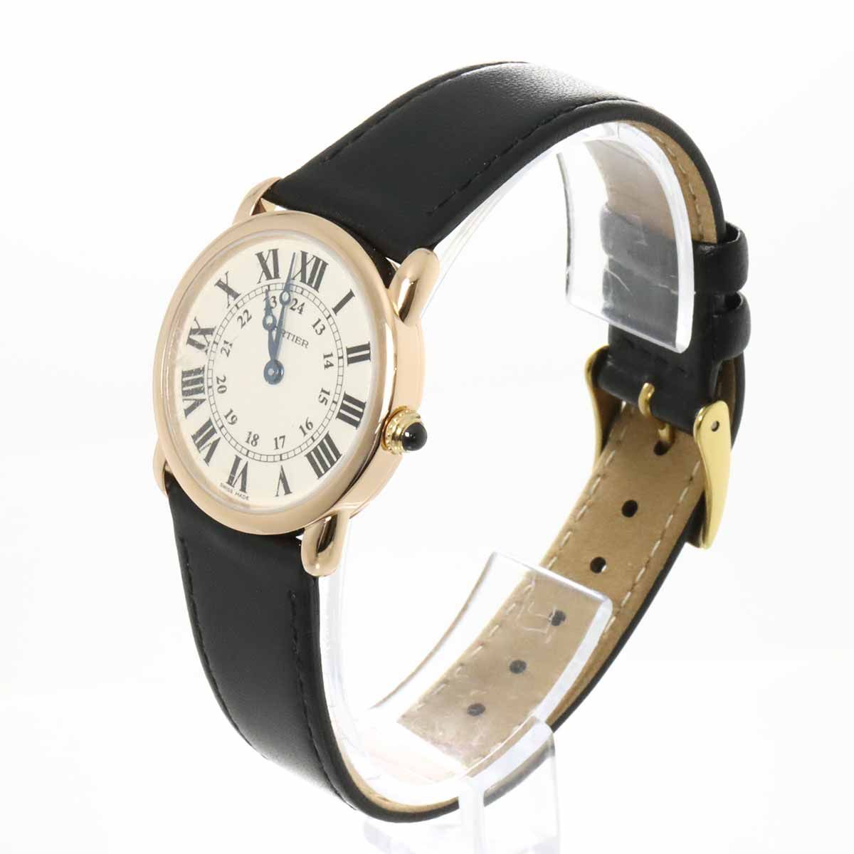 カルティエ Cartier ロンドルイカルティエ SM W6800151 レディース 腕時計 K18PG ピンクゴールド クォーツ Ronde Louis Cartier 90272267 Cartier - カルティエ Cartier ロンドルイカルティエ SM W6800151