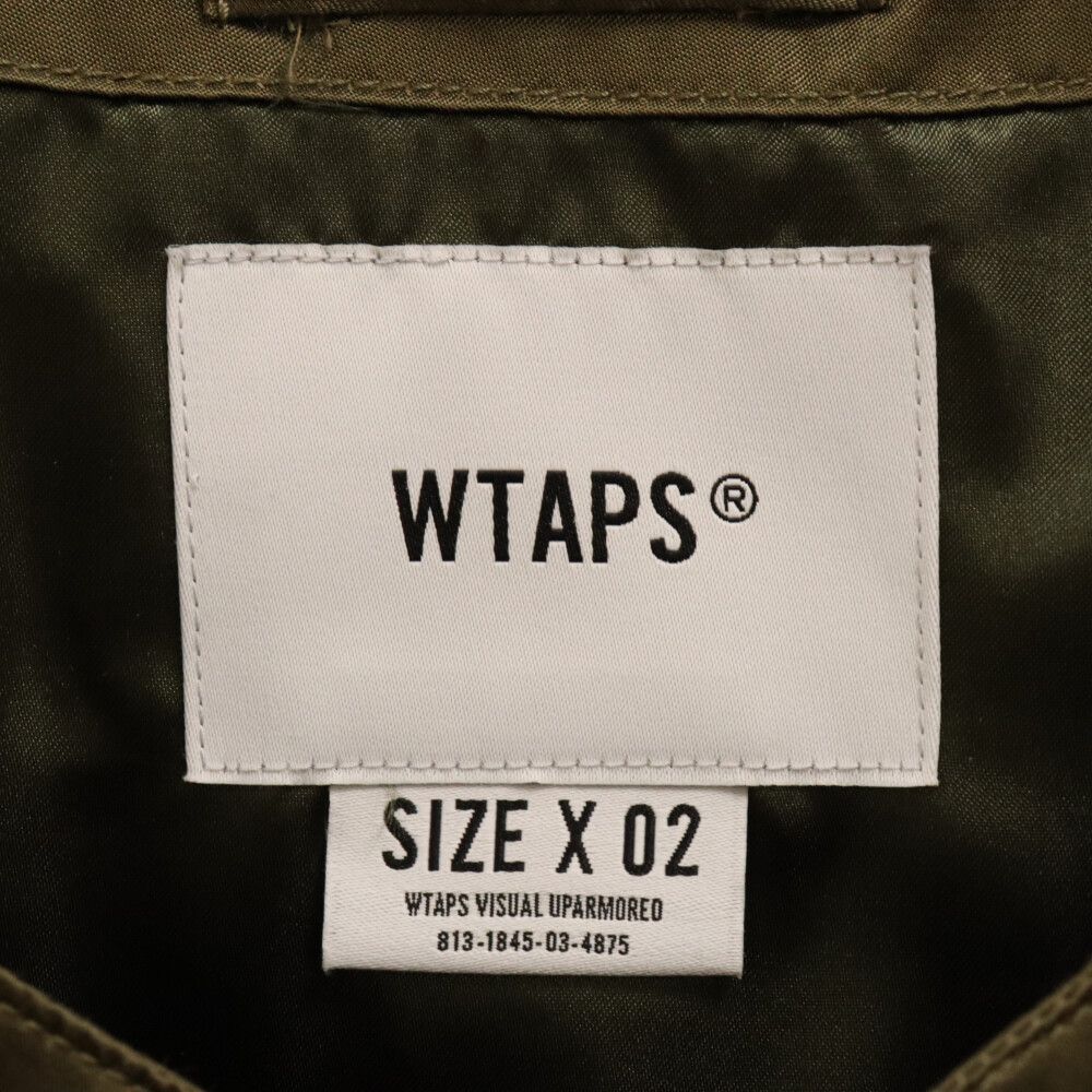 WTAPS (ダブルタップス) 18AW CRIBS 01 JACKET.RACO.SATIN ロゴ
