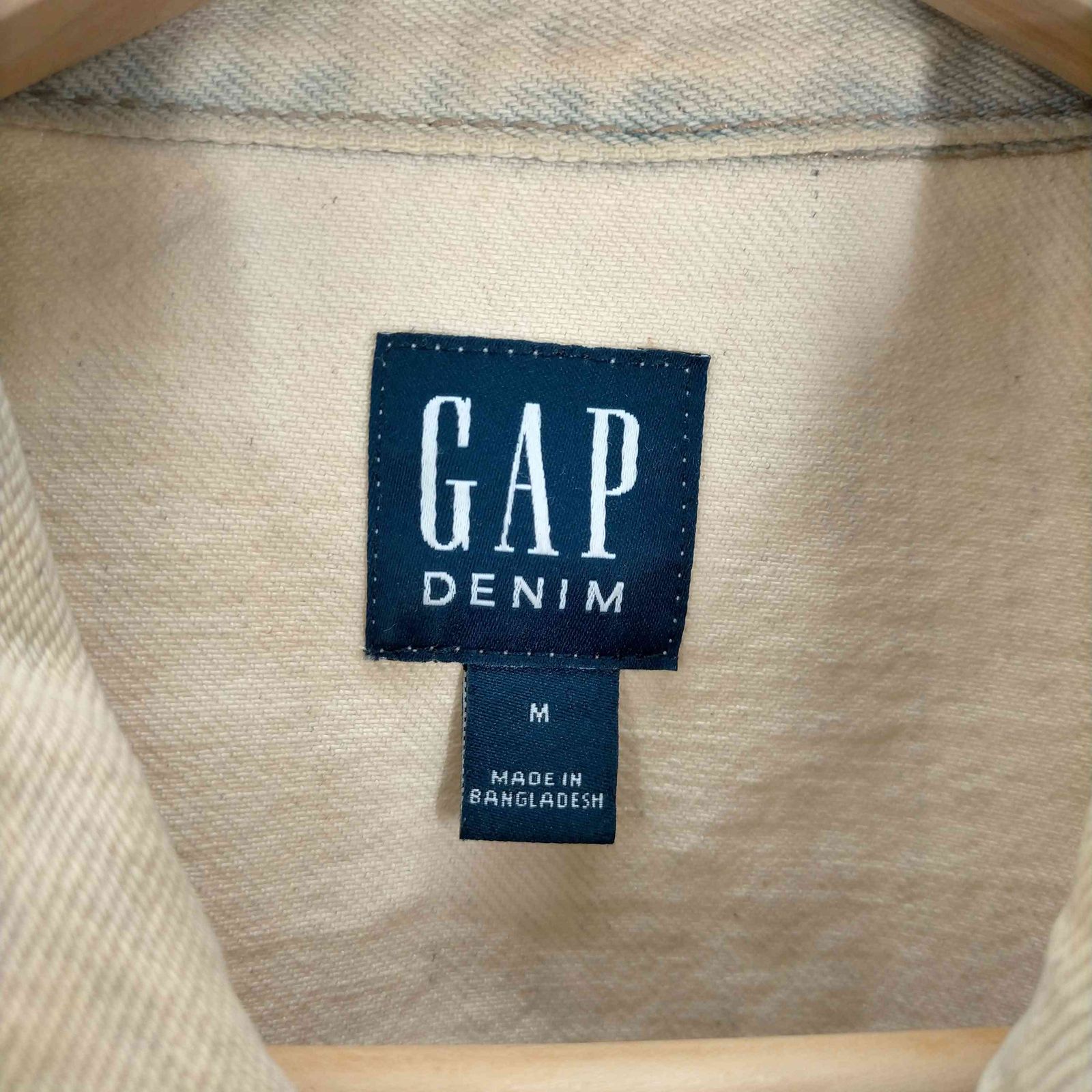 ギャップ Gap ケミカルウォッシュ ブリーチ加工 デニム トラッカー