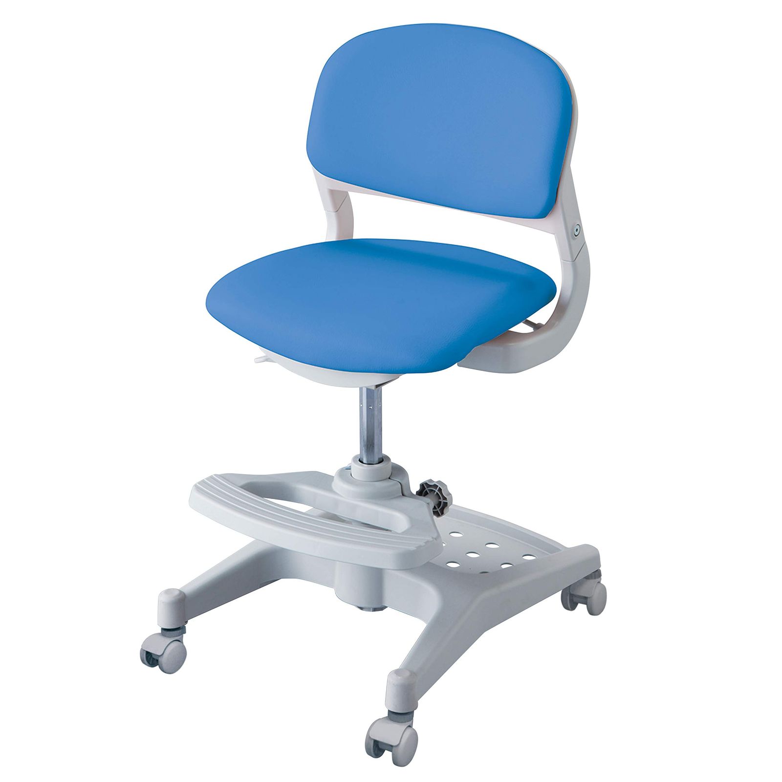 迅速発送 KOIZUMI コイズミ学習机 学習椅子 パッションブルー サイズ W456×D525~550×H765~875mm SH435~545mm 外寸 ハイブリッドチェア パッションブルー色 CDC-874PB