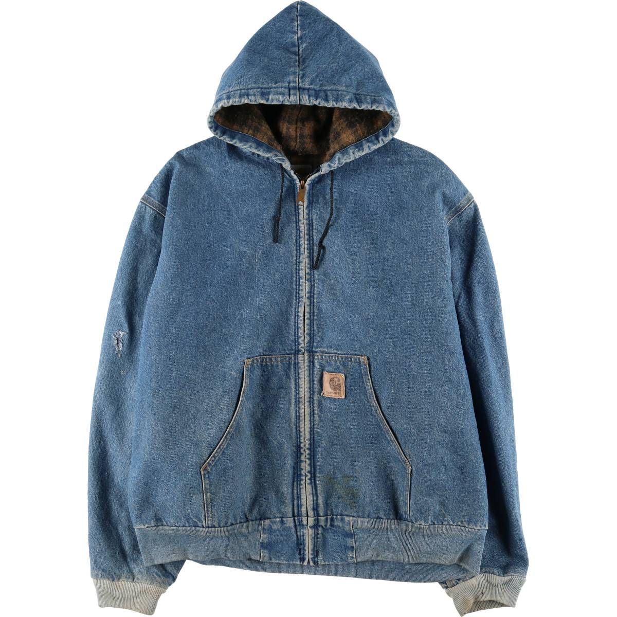 古着 カーハート Carhartt アクティブジャケット デニムパーカー